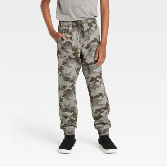 Pantalon tipo jogger militar para niño