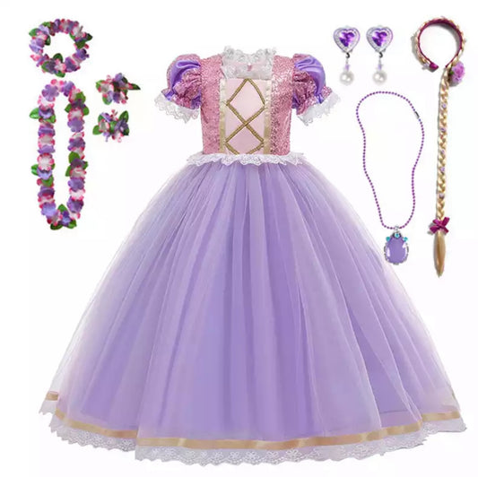 Disfraz de princesa Rapunzel