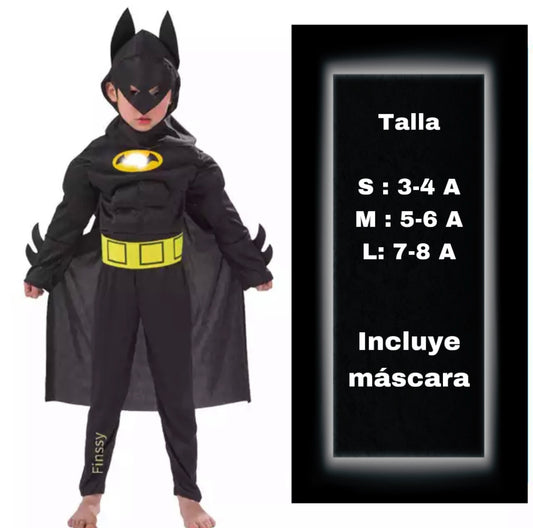Disfraz de superhéroe Batman