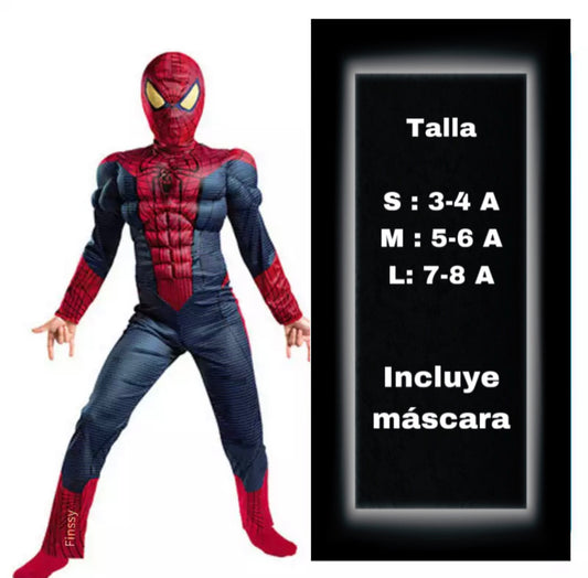 Disfraz superhéroe Spider-man